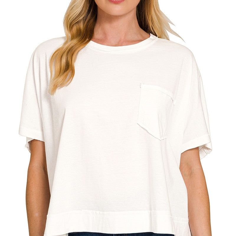 Boxy Mom Tee (5Colors)