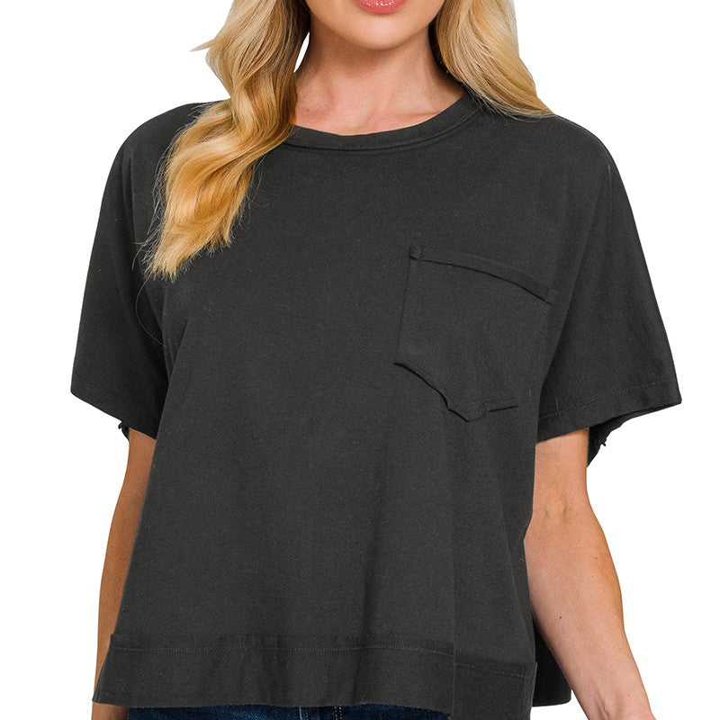 Boxy Mom Tee (5Colors)